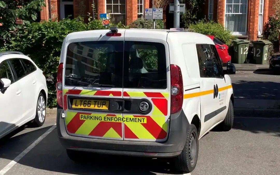 Van-badly-parking-in-Guildford-parking-space
